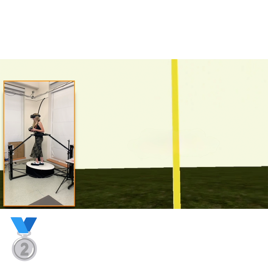 Comparative Effectiveness of an Omnidirectional Treadmill versus Natural Walking for Navigating in Virtual Environments